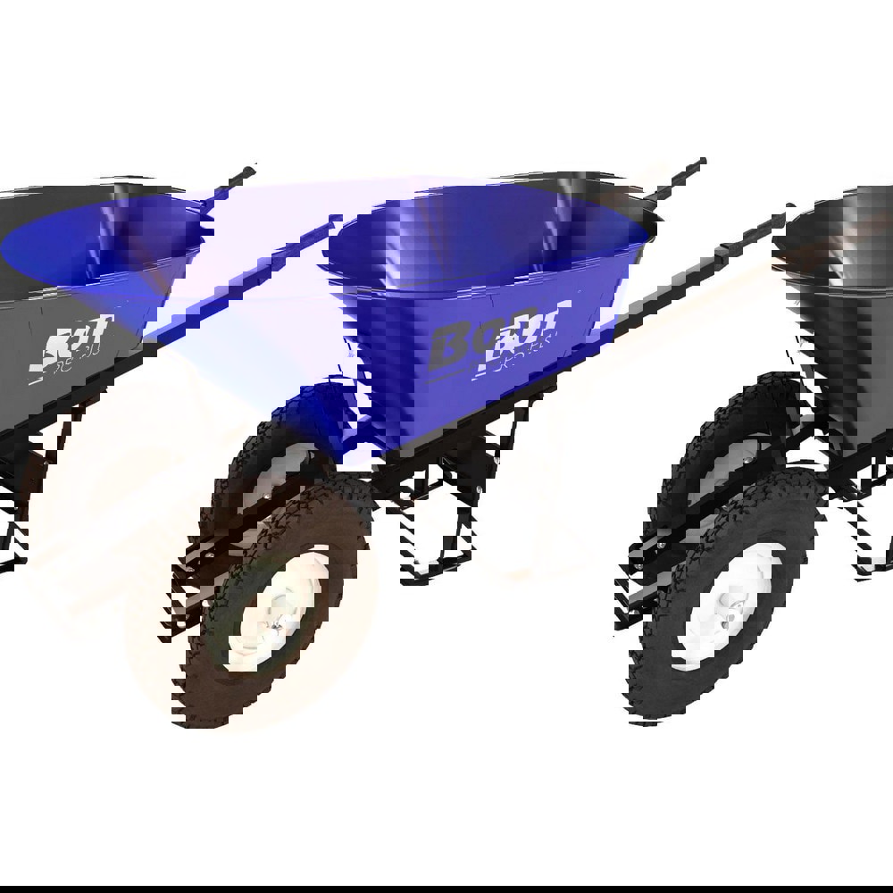 Wheelbarrows; Volume Capacity: 6.0 ; Load Capacity: 250 ; Wheel Type: Double Knobby ; Handle Material: Steel ; Wheel Material: Rubber ; Tray Material: Steel